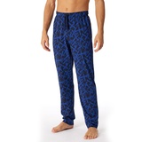 SCHIESSER Herren, Lange Schlafhose-Mix & Relax Organic Cotton Schlafanzug Hose - Baumwolle - Praktische Seitentaschen blau 50