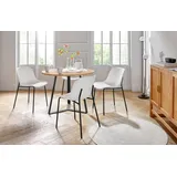 andas Esstisch »Taran«, aus Massivholz, beige