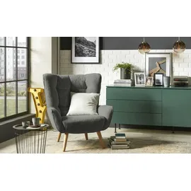 Soho Polstersessel Jolyn ¦ grau ¦ Maße (cm): B: 87 H: 100 T: 86.0