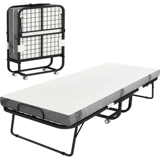 Homcom Klappbett 90 x 200 cm weiß