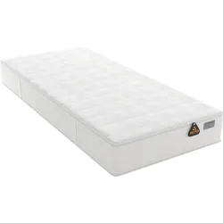 Taschenfederkernmatratze SCHLARAFFIA "GELTEX Quantum Pure Plus 220TFK", weiß, B:140cm H:22cm L:200cm, Bezug (oben): 100% Polyester. Bezug (unten): 100% Polyester, Matratzen, Matratze in 90x200 & Sondergrößen erhältlich