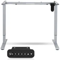 Jopassy Gestell für Schreibtisch Höhenverstellbar Elektrisch, Stufenlos Höhenverstellbares Schreibtischgestell / Tischgestell, mit Motor, Farbe:...