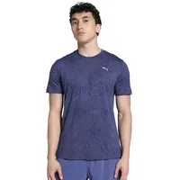 Puma Move Cloudspun AOP Tee T-Shirts, blue crystal