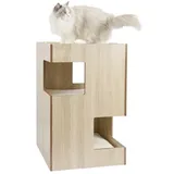 Canadian Cat Company Katzenturm Cat Castle beige