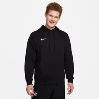 Nike Herren Kapuzensweat Club Pullover French, Black/White L
