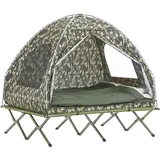 SoBuy Feldbett mit Campingliege 2 Persone Tarnfarbe OGS32-L-TN SoBuy Feldbett 4in1-Zelt mit Campingliege 2 Persone Tarnfarbe OGS32-L-TN