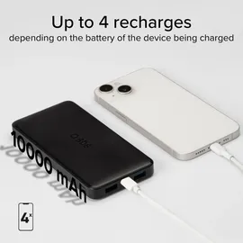SBS TTBB10000FASTK Powerbank fast charge mit 10000 mAh Schwarz