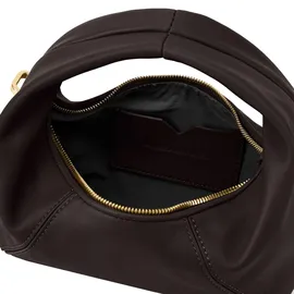 LES VISIONNAIRES Greta Schultertasche Leder 20 cm braun