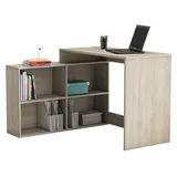 preisbrecher Eckschreibtisch Schreibtisch Arbeitstisch Bürotisch Tisch Dewirovo I" (Sonoma/Eiche)
