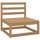 vidaXL 10-tlg. Garten-Lounge-Set Massivholz Kiefer - Braun