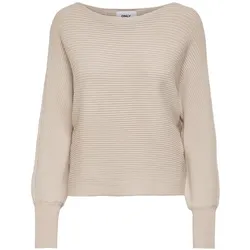 Only Damen Pullover Strickpullover ONLADALINE LIFE Grau 15226298 XL