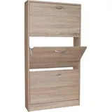 Hti-Living Schuhschrank Thekla Sonoma Schuhkipper mit 3 Fächern