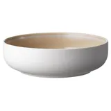 busswohnen F&H Pastateller STUDIO ROUND NORTH in Farbe Matte white/Matte sand