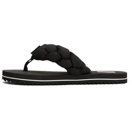 Tommy Hilfiger Braided Thong Beach Sandal Schwarz 40