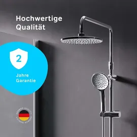 AM.PM Duschsystem Hit Duschset Duschsystem ohne Armatur, Regenduschset Handbrause Duschsäule F07TA000 Chrom