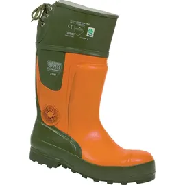FELDTMANN Forstsicherheitsstiefel Ulme Gr.40 oliv/orange Naturkautschuk