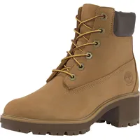 Schnürstiefelette TIMBERLAND "Kinsley" Gr. 37,5, gelb (wheat, braun) Schuhe Winterschuhe, Winterstiefel, Schnürboots, Winterboots, wasserdicht