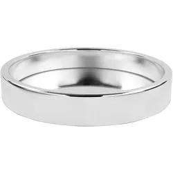 Tablett FINK "EMPIRE", silber (silberfarben), H:5,5cm Ø:38cm, Metall, Tabletts, Serviertablett, Dekoaccessoires, mit Spiegeleinsatz