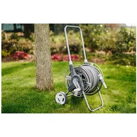 Bradas Schlauchwagen 20 m weiß-silber
