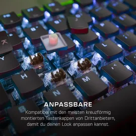 Turtle Beach Vulcan II Tactile Gaming-Tastatur, Schwarz
