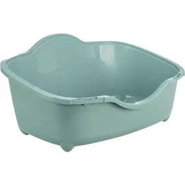 Trixie Katzentoilette Davio 56,0x39,0x39 cm Grün/Weiß