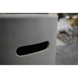 ELEMENTI Abdeckung für Gasflaschen 5 kg Faser-Beton grau