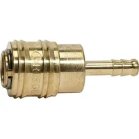 Riegler Schnellverschlusskupplung NW 7,2, Messing blank, Tülle LW 6