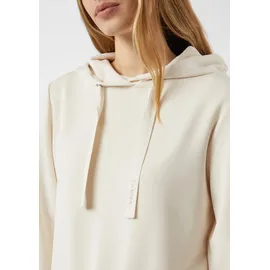 Comma, Sweatshirt mit Kapuze Schmucksteinchen Beige 46