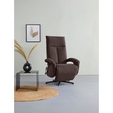 Places of Style TV-Sessel Birkholm, wahlweise manuell, mit zwei Motoren oder mit Akku oder mit 2 Motoren braun 74 cm x 117 cm x 85 cm