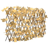 VidaXL Rankgitter mit Künstlichen Ahornblättern Erweiterbar 180x60 cm