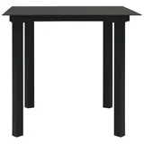 vidaXL Garten-Esstisch 80 x 80 x 74 cm schwarz 312161