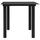 vidaXL Garten-Esstisch 80 x 80 x 74 cm schwarz 312161