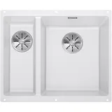 Blanco Subline 340/160-U rechts weiß + Handbetätigung + InFino