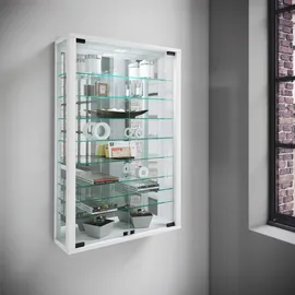VCM Hängevitrine Vitrosa 59 x 18 x 91,3 cm Weiß