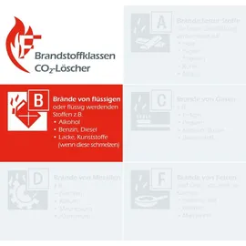fireloq Kohlendioxidlöscher 89B 5 LE Co2
