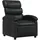 vidaXL Relaxsessel Kunstleder 92 x 99,5 x 0 cm Schwarz mit Liegeposition