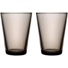 Iittala Kartio 2-er Set Gläser 40cl, Leinen,