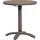 Woood Bartisch Jeppe rund 70 x 110 cm Braun/Grau