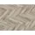 Classen Fischgrät Ville La Senia 64,3 x 13,1 cm Eiche hellgrau