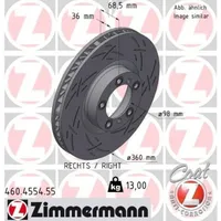 ZIMMERMANN Bremsscheibe BLACK Z