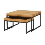 designline Lubao Asteiche geölt 2er Set