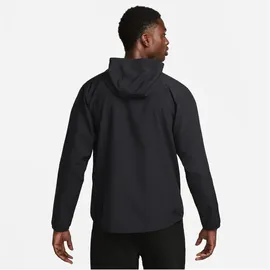 Nike Form Vielseitige Dri-FIT Kapuzen-Trainingsjacke Herren 010 black/reflective silv XL