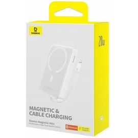 Baseus MAGSAFE MINI 10.000 mAh 20W Weiß