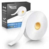 Klangfeiler Saumband 30 Meter I Extra Stark I 20mm Breit I Bügelband für Bügeln I Bügelkleber Vorhänge Gardinen besser als nähen Saumvlies