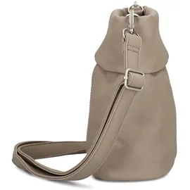 Zwei Mademoiselle.M Schultertasche Polyurethan Beige/Grau