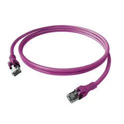 EasyLan DualBoot PushPull S/FTP IP20 Patchkabel Kat.6 violett - Netzwerk - CAT 6