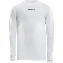 Craft Pro Control Compression Long Sleeve JR white 146/152