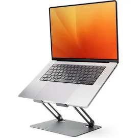 InnovaGoods Zusammenklabarer und verstellbarer Laptop-Ständer Lastan, Notebook Ständer, Grau