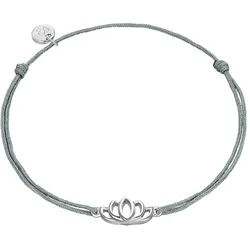 Glanzstücke München Armband Lotusblume Sterling Silber in 15,0 - 22,0 cm, flexibel einstellbar Damen 