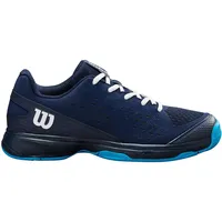 Wilson Rush PRO JR L Tennisschuh, Navy Blazer/White/Atomic Blue, 38 2/3 EU